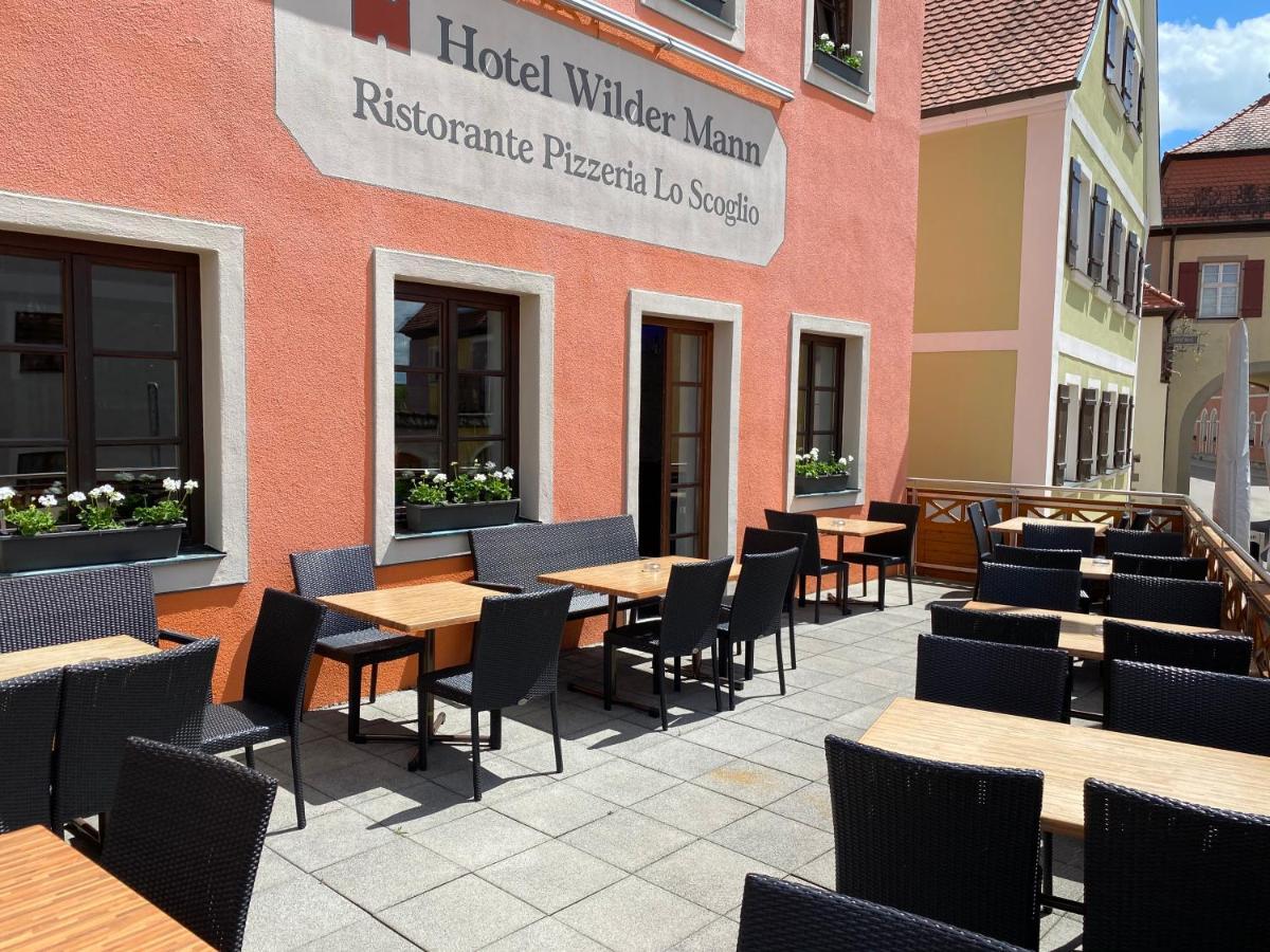 Hotel Wilder Mann Feuchtwangen Eksteriør bilde