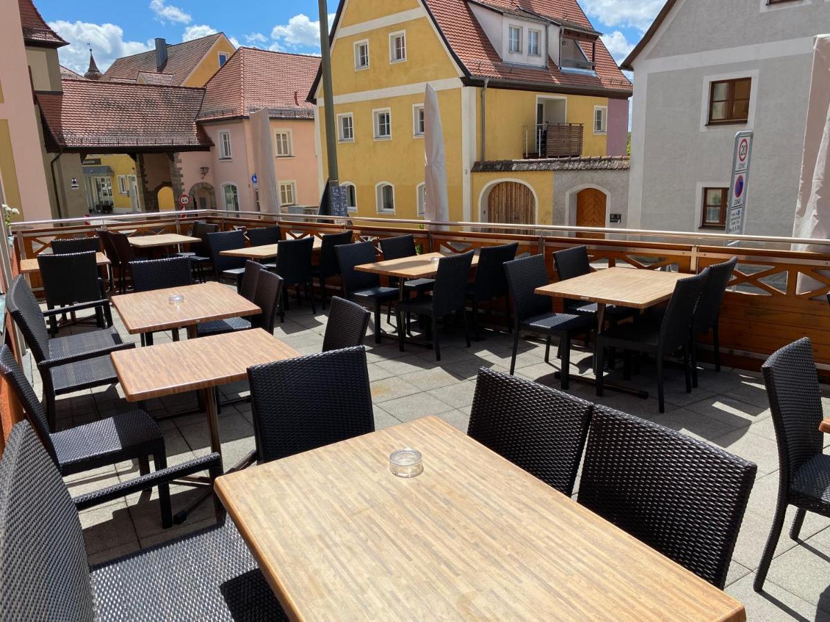 Hotel Wilder Mann Feuchtwangen Eksteriør bilde