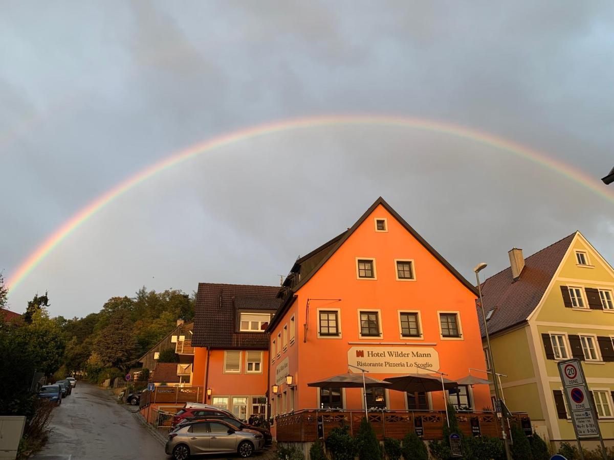 Hotel Wilder Mann Feuchtwangen Eksteriør bilde